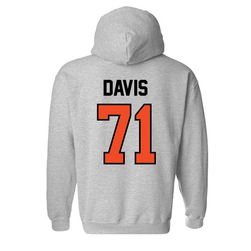 Campbell - NCAA Softball : Devin Davis - Fashion Shersey Hooded Sweatshirt-1