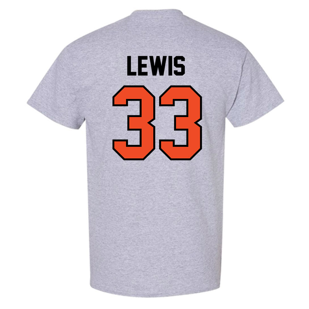Campbell - NCAA Baseball : Harrison Lewis - Fashion Shersey T-Shirt-1