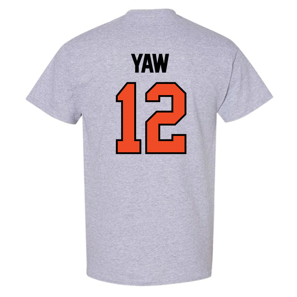 Campbell - NCAA Men's Basketball : Israel Yaw - Fashion Shersey T-Shirt-1