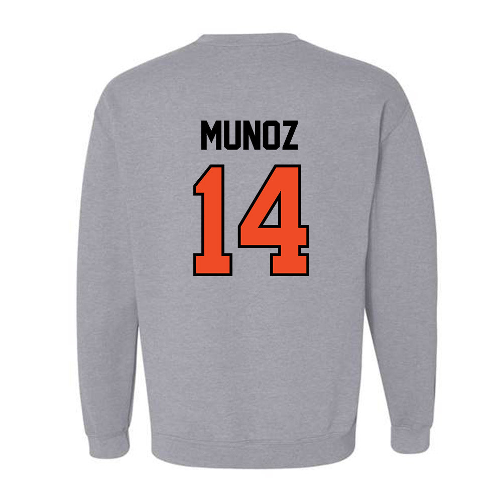 Campbell - NCAA Women's Soccer : Christina Munoz - Fashion Shersey Crewneck Sweatshirt-1