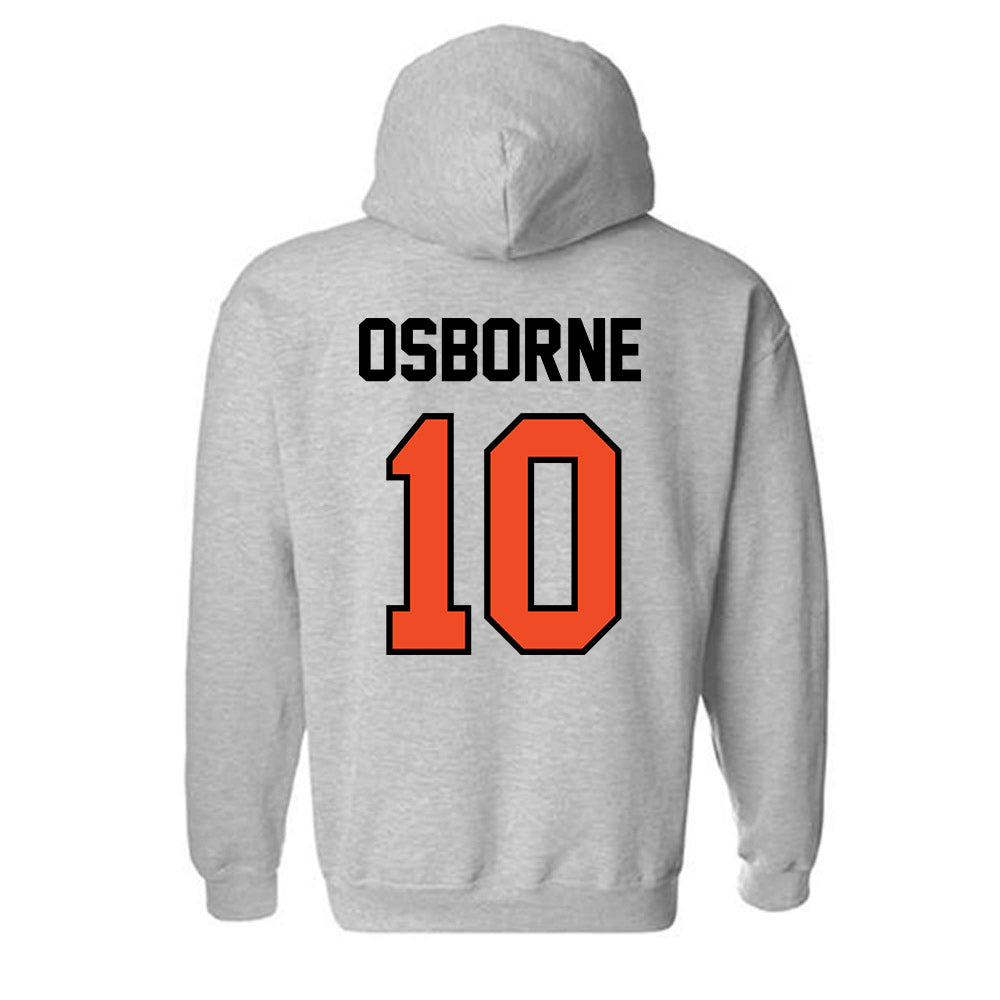 Campbell - NCAA Softball : Ella Osborne - Fashion Shersey Hooded Sweatshirt-1