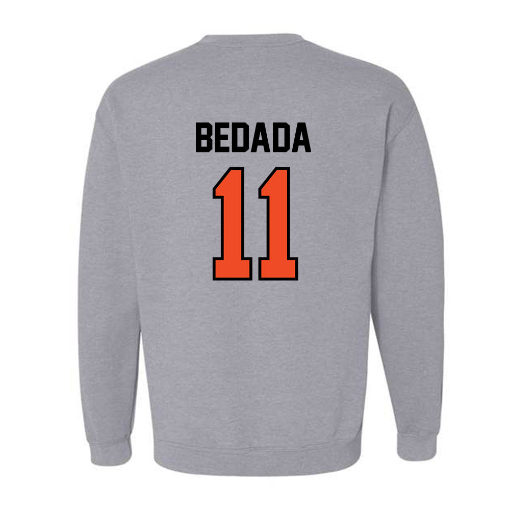 Campbell - NCAA Football : Ebenezer Bedada - Fashion Shersey Crewneck Sweatshirt-1