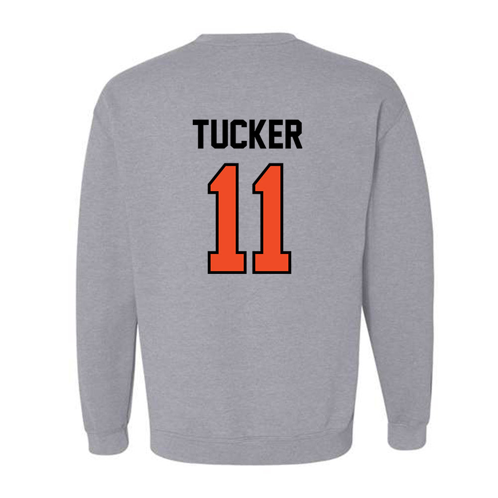 Campbell - NCAA Women's Basketball : Olivia Tucker - Fashion Shersey Crewneck Sweatshirt