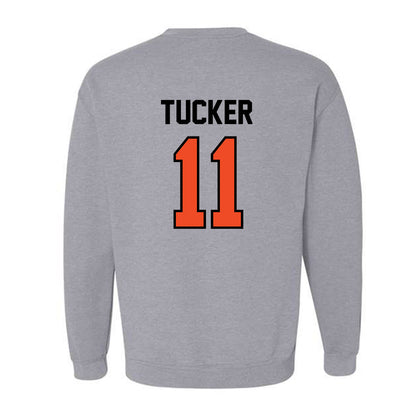 Campbell - NCAA Women's Basketball : Olivia Tucker - Fashion Shersey Crewneck Sweatshirt