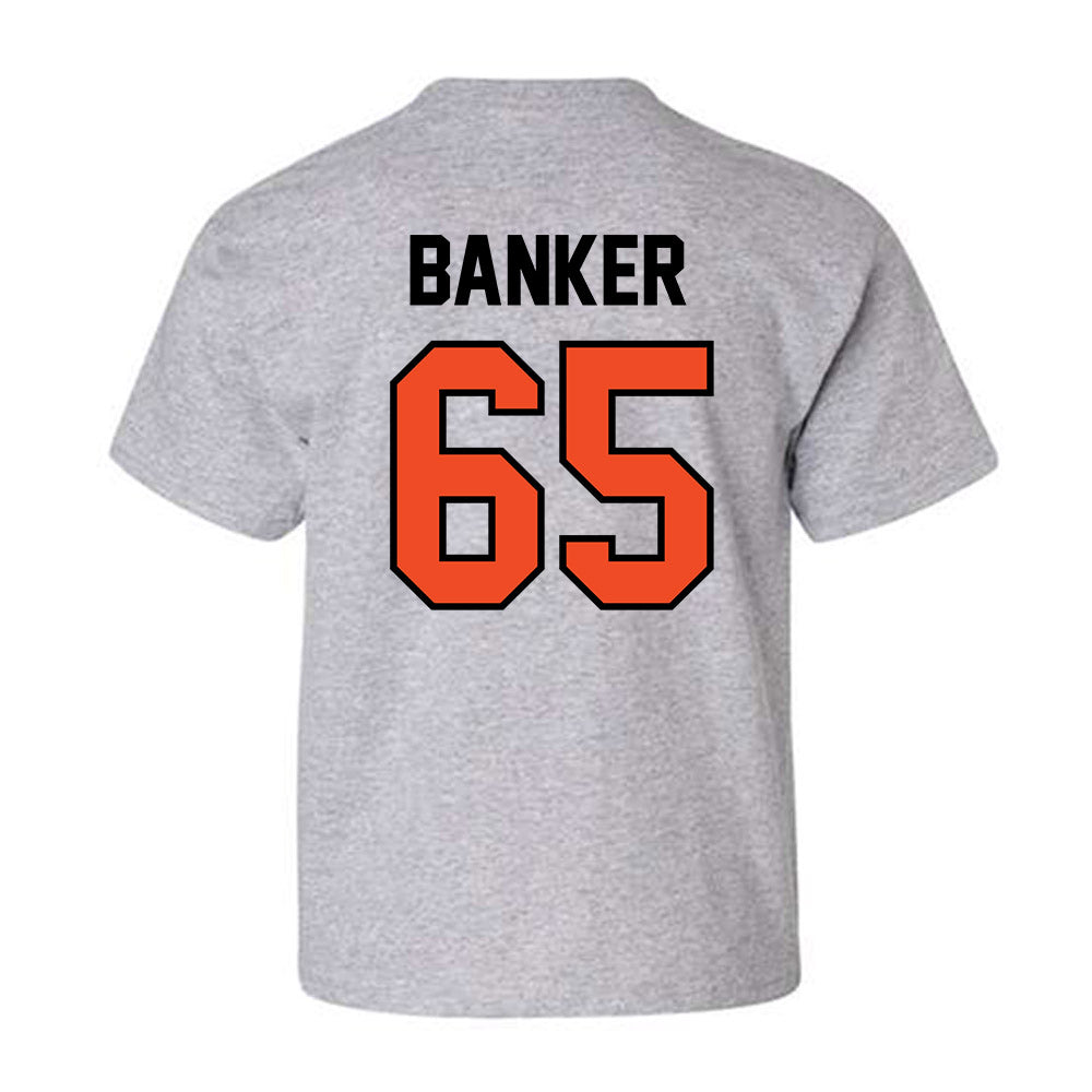 Campbell - NCAA Football : Carver Banker - Fashion Shersey Youth T-Shirt-1