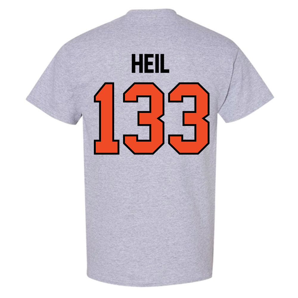 Campbell - NCAA Wrestling : Logan Heil - Fashion Shersey T-Shirt-1