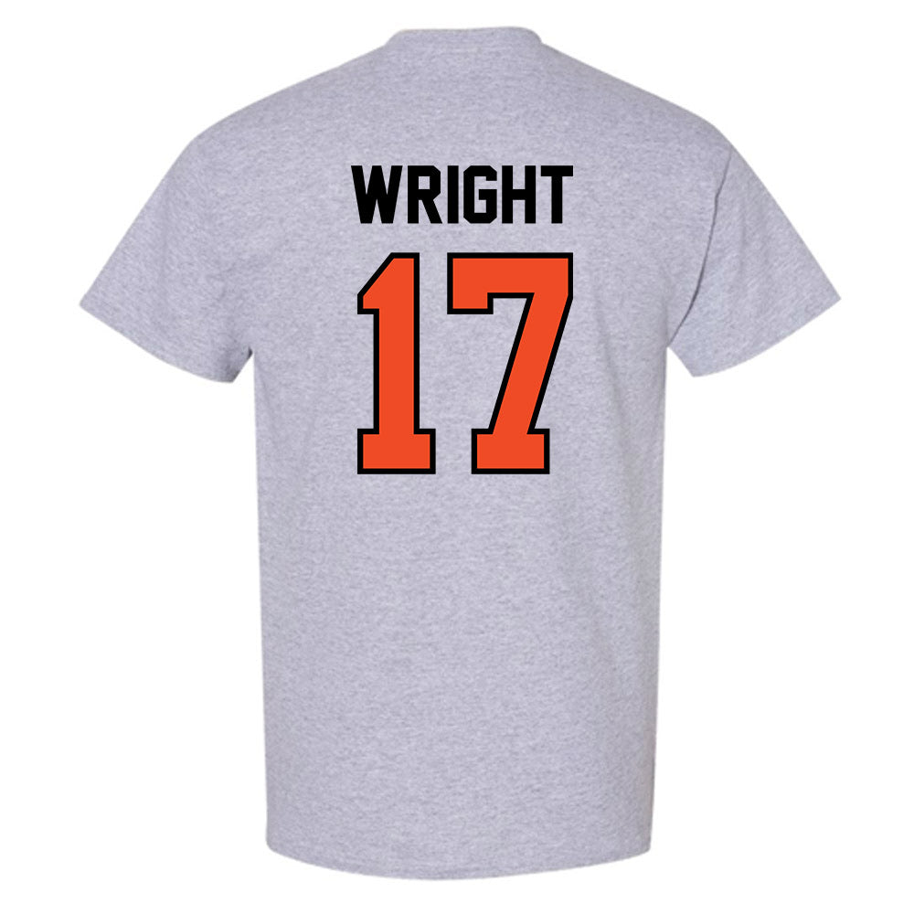 Campbell - NCAA Men's Soccer : Skyler Wright - Fashion Shersey T-Shirt-1