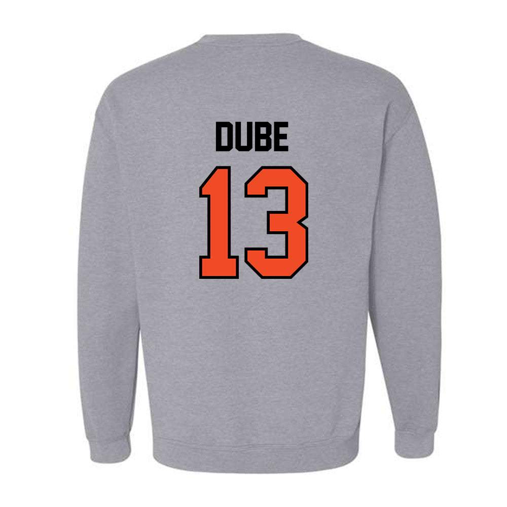 Campbell - NCAA Men's Soccer : Kananelo Dube - Fashion Shersey Crewneck Sweatshirt-1