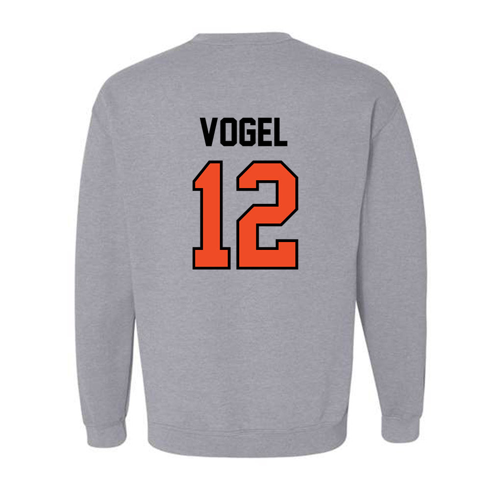 Campbell - NCAA Women's Soccer : McKenna Vogel - Fashion Shersey Crewneck Sweatshirt-1