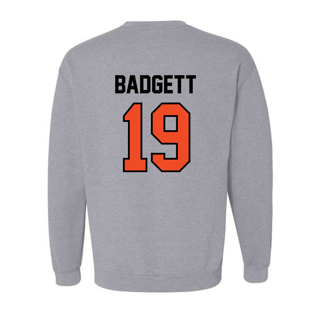 Campbell - NCAA Women's Soccer : Sadie Badgett - Fashion Shersey Crewneck Sweatshirt-1
