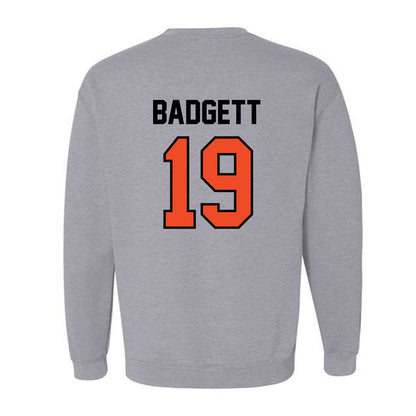 Campbell - NCAA Women's Soccer : Sadie Badgett - Fashion Shersey Crewneck Sweatshirt-1