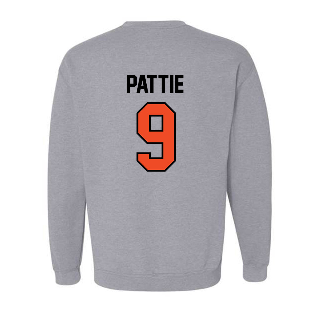 Campbell - NCAA Women's Volleyball : Hannah Pattie - Fashion Shersey Crewneck Sweatshirt-1