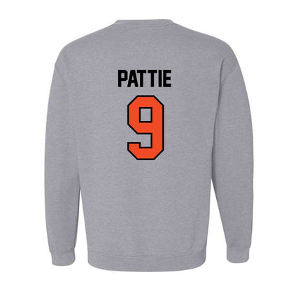 Campbell - NCAA Women's Volleyball : Hannah Pattie - Fashion Shersey Crewneck Sweatshirt-1