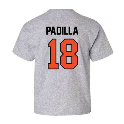 Campbell - NCAA Baseball : Isaiah Padilla - Fashion Shersey Youth T-Shirt-1