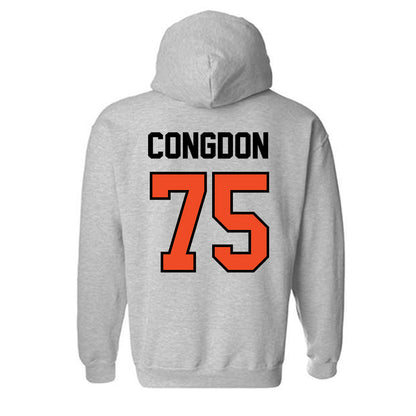 Campbell - NCAA Football : Dylan Congdon - Fashion Shersey Hooded Sweatshirt-1