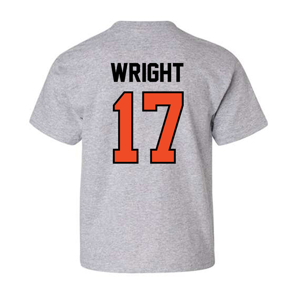 Campbell - NCAA Men's Soccer : Skyler Wright - Fashion Shersey Youth T-Shirt-1