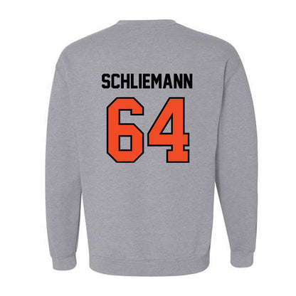 Campbell - NCAA Football : Christian Schliemann - Fashion Shersey Crewneck Sweatshirt-1