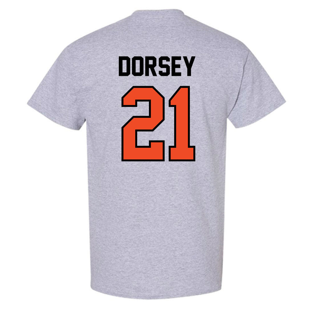 Campbell - NCAA Men's Basketball : Nolan Dorsey - Fashion Shersey T-Shirt-1