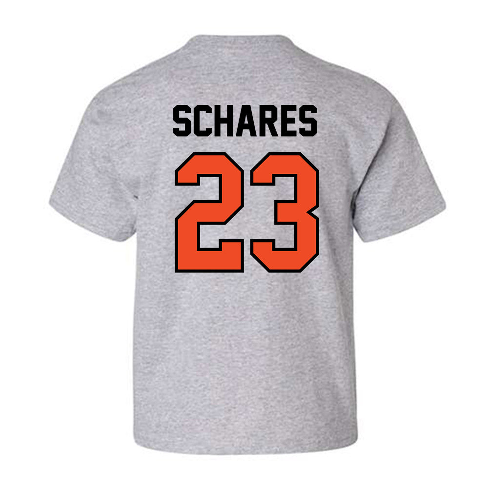 Campbell - NCAA Baseball : Bryce Schares - Fashion Shersey Youth T-Shirt-1