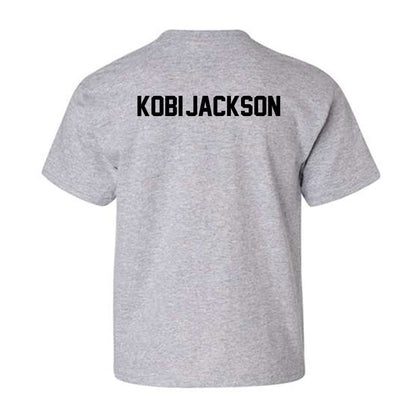 Campbell - NCAA Men's Tennis : Kenji Kobi-Jackson - Fashion Shersey Youth T-Shirt-1