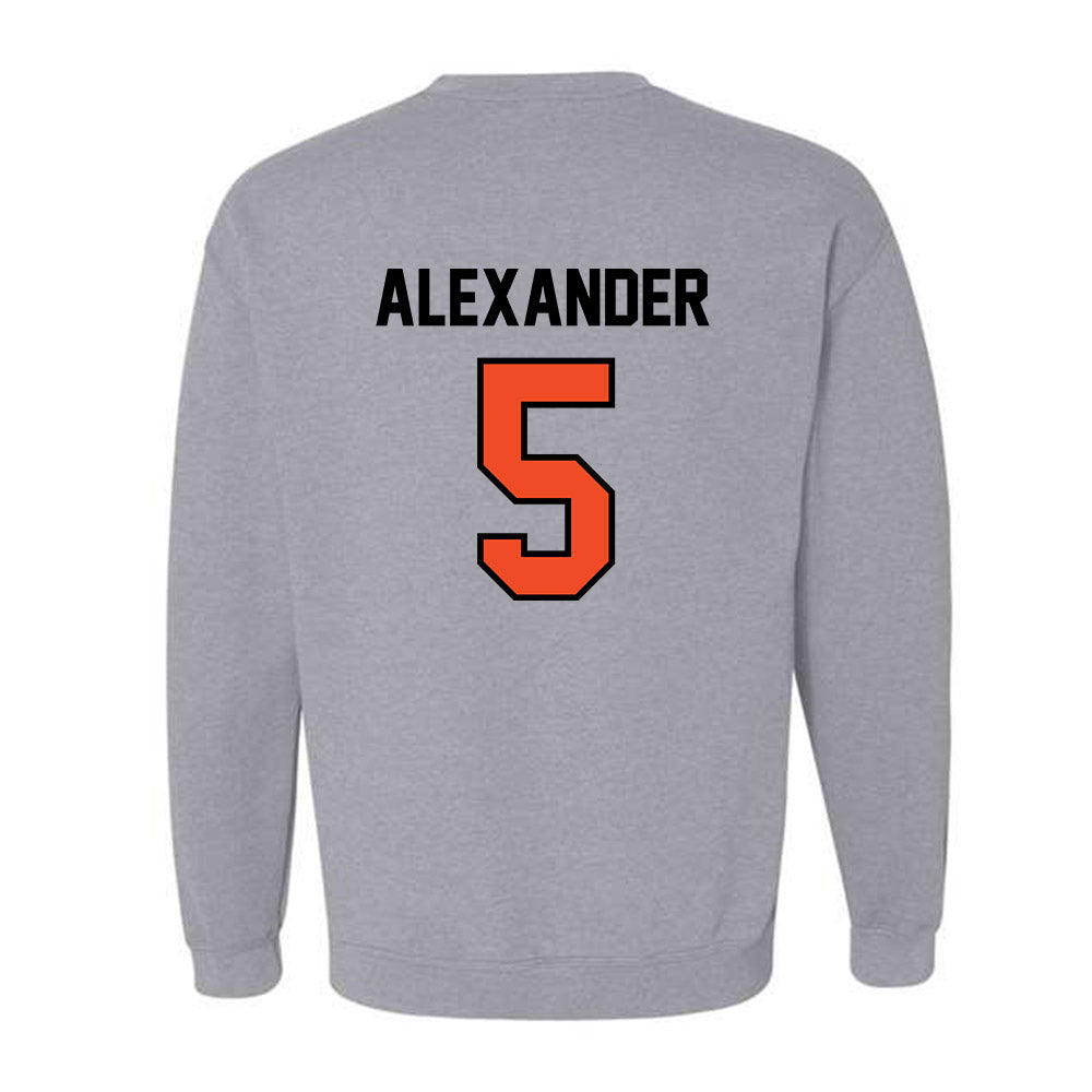 Campbell - NCAA Football : Markeece Alexander - Fashion Shersey Crewneck Sweatshirt-1