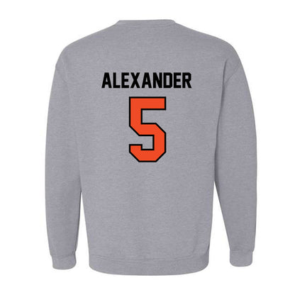 Campbell - NCAA Football : Markeece Alexander - Fashion Shersey Crewneck Sweatshirt-1