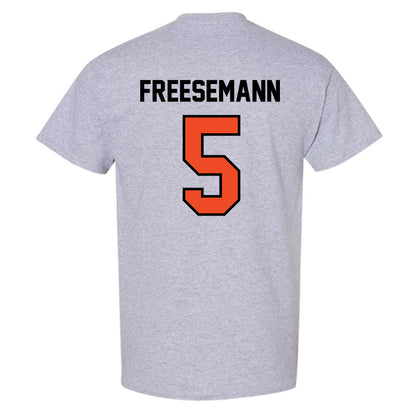 Campbell - NCAA Women's Volleyball : Leah Freesemann - Fashion Shersey T-Shirt-1