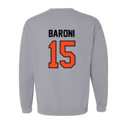 Campbell - NCAA Softball : Cassiti Baroni - Fashion Shersey Crewneck Sweatshirt-1