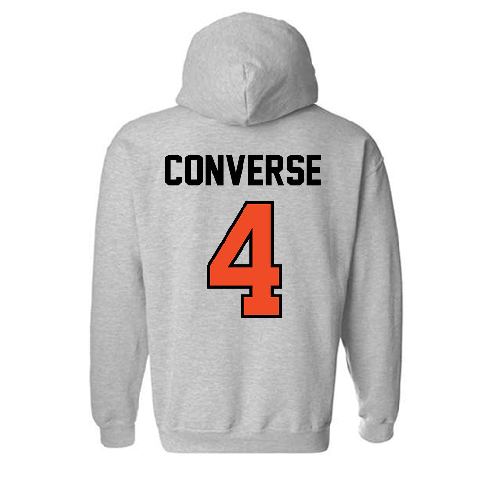 Campbell - NCAA Women's Volleyball : Madelyn Converse - Fashion Shersey Hooded Sweatshirt