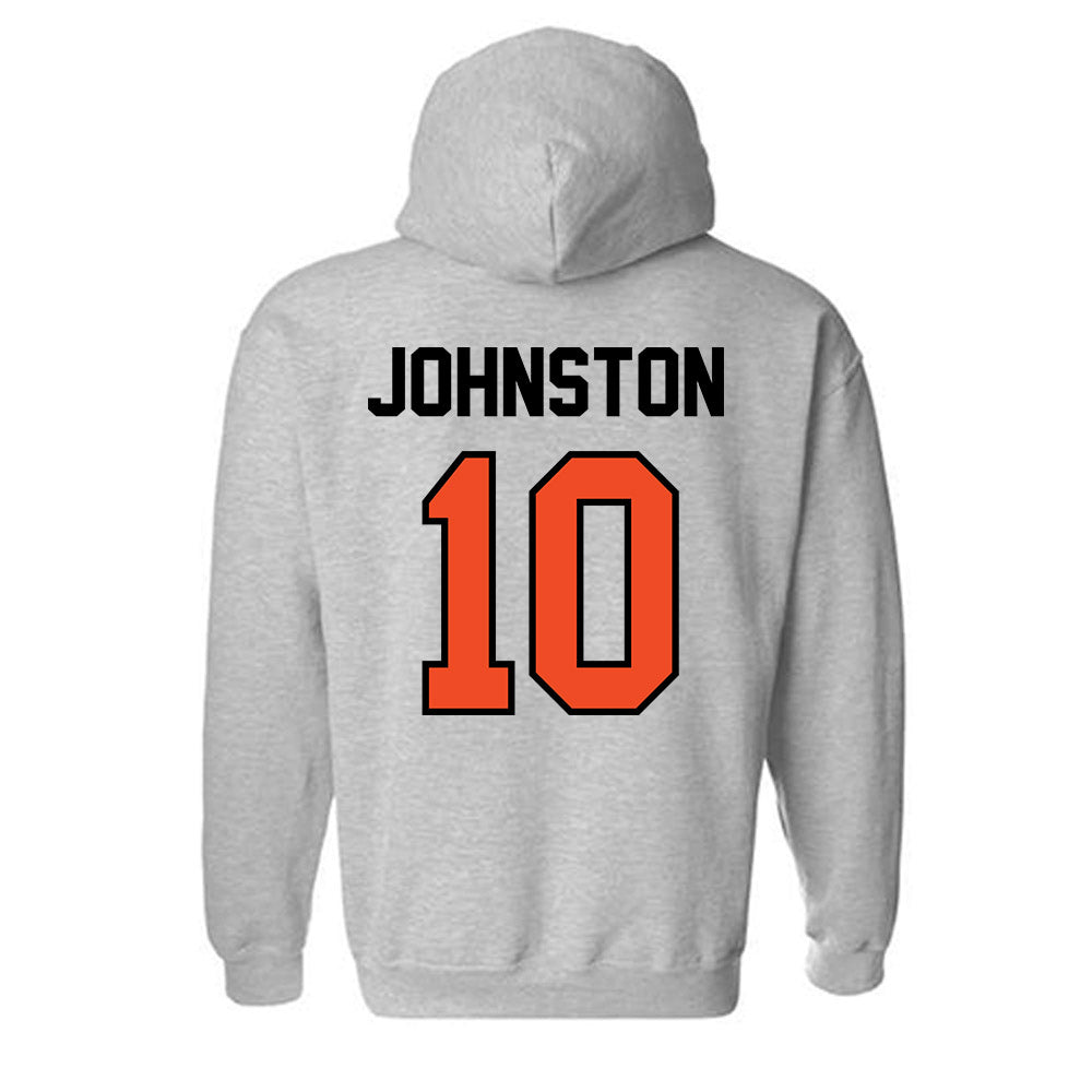 Campbell - NCAA Women's Volleyball : Sadie Johnston - Fashion Shersey Hooded Sweatshirt-1