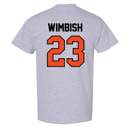 Campbell - NCAA Baseball : Camden Wimbish - Fashion Shersey T-Shirt-1