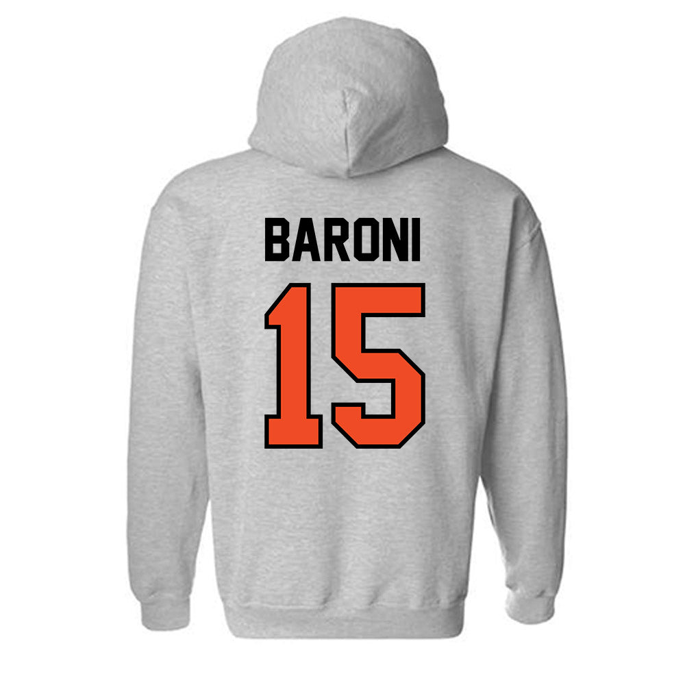 Campbell - NCAA Softball : Cassiti Baroni - Fashion Shersey Hooded Sweatshirt-1