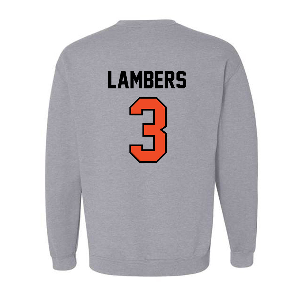 Campbell - NCAA Women's Volleyball : Maddie Lambers - Fashion Shersey Crewneck Sweatshirt-1