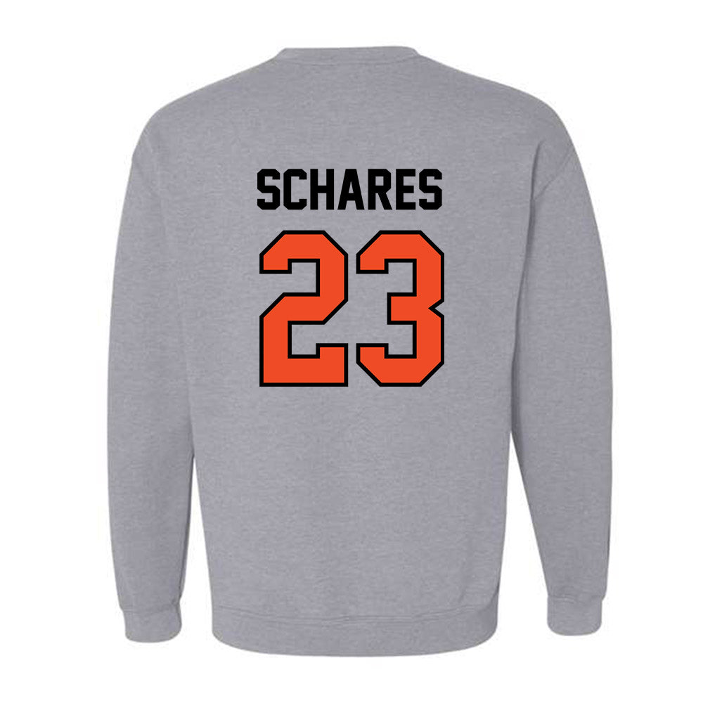 Campbell - NCAA Baseball : Bryce Schares - Fashion Shersey Crewneck Sweatshirt-1