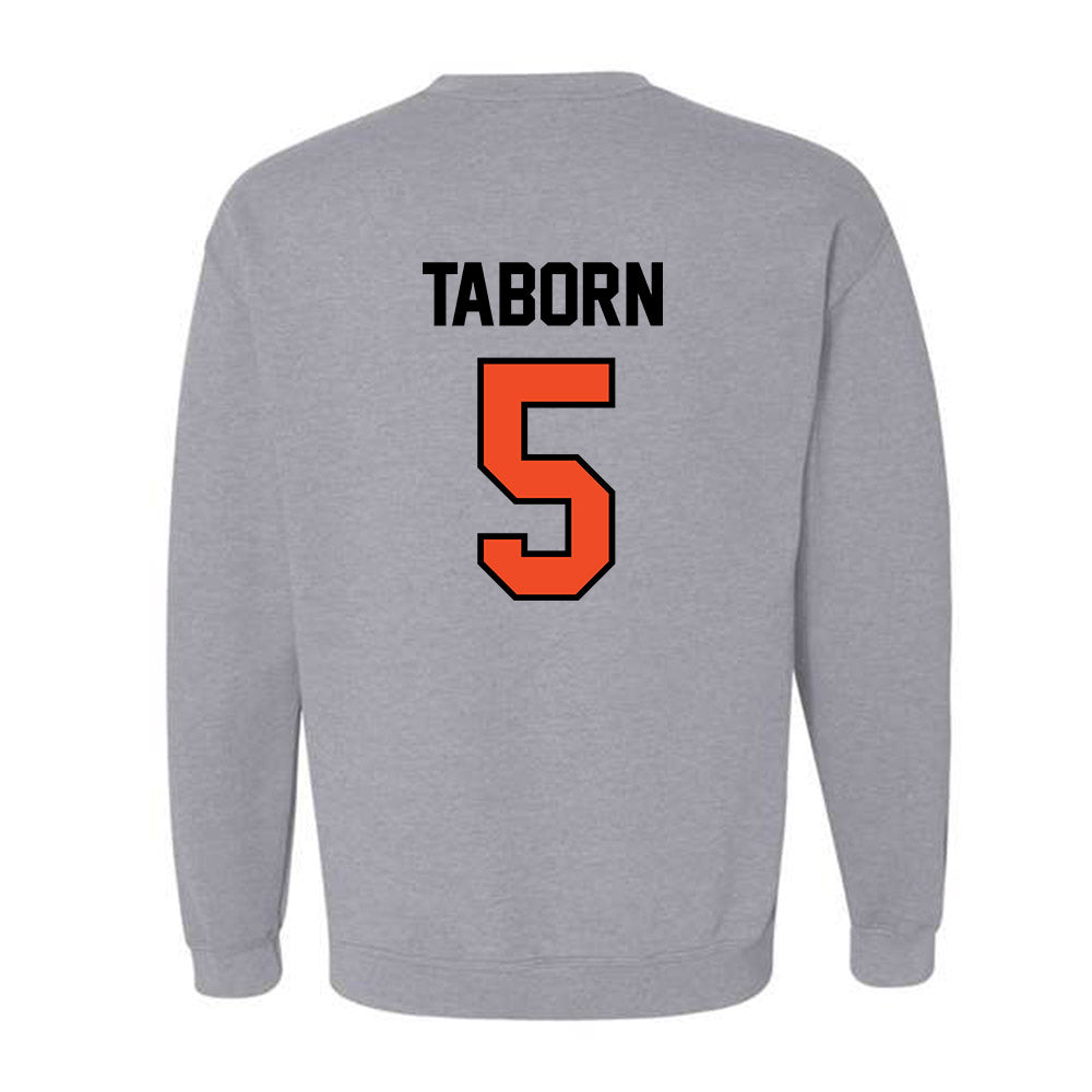 Campbell - NCAA Women's Basketball : Mikayla Taborn - Fashion Shersey Crewneck Sweatshirt