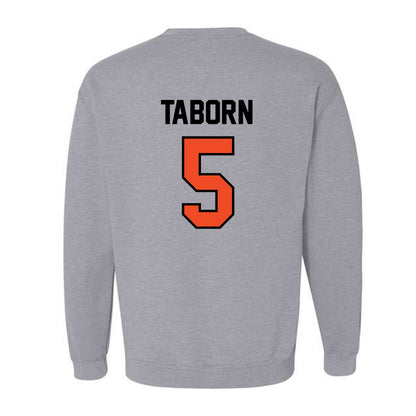 Campbell - NCAA Women's Basketball : Mikayla Taborn - Fashion Shersey Crewneck Sweatshirt