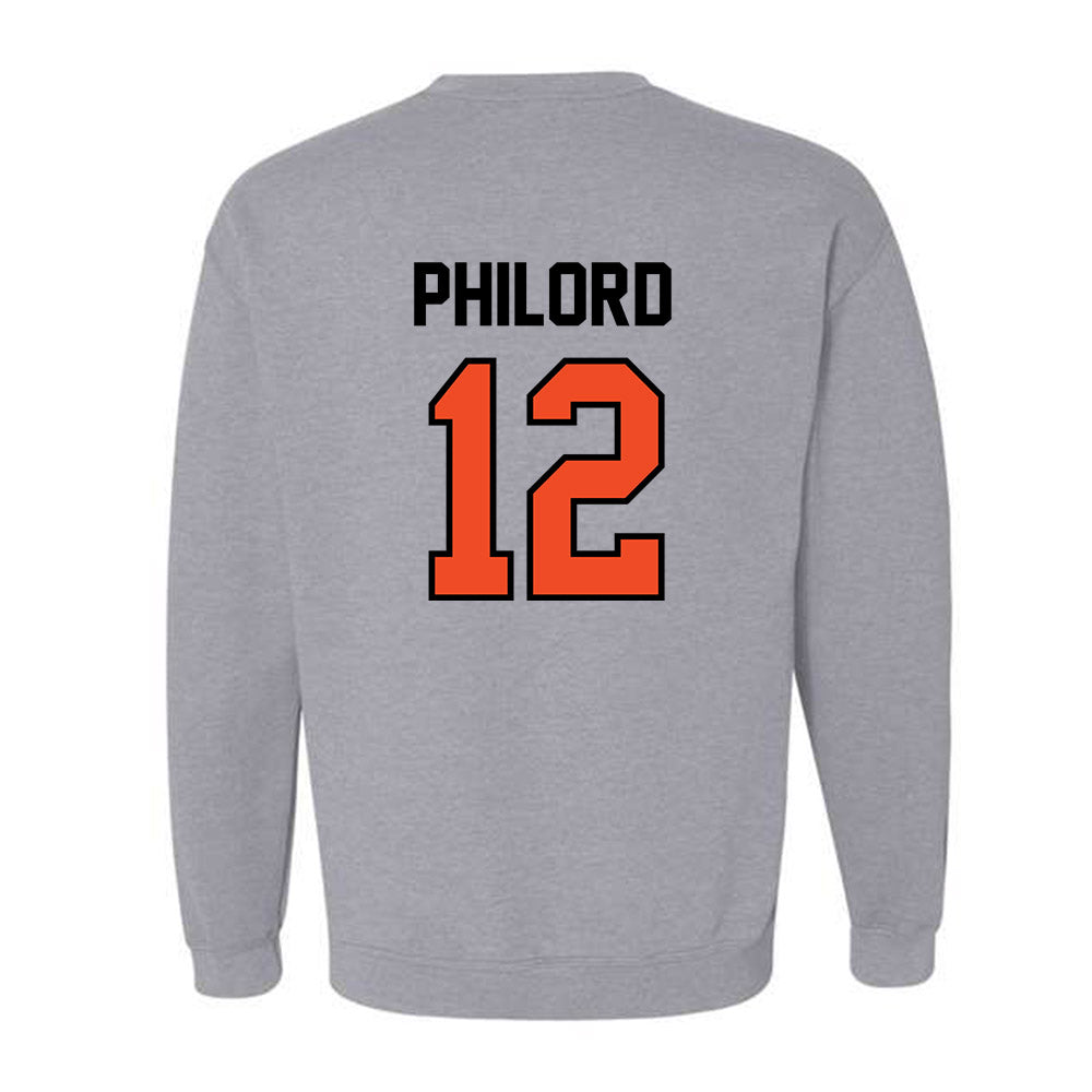 Campbell - NCAA Football : Donavan Philord - Fashion Shersey Crewneck Sweatshirt-1