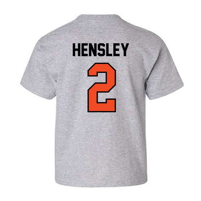 Campbell - NCAA Baseball : Connor Hensley - Fashion Shersey Youth T-Shirt-1