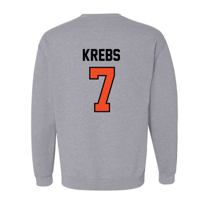 Campbell - NCAA Softball : Haley Krebs - Fashion Shersey Crewneck Sweatshirt-1