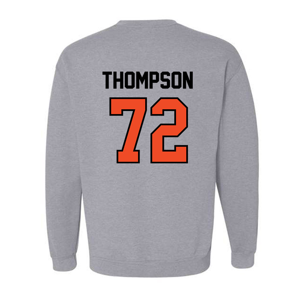 Campbell - NCAA Football : Donovan Thompson - Fashion Shersey Crewneck Sweatshirt-1