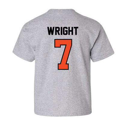 Campbell - NCAA Men's Soccer : Marco Wright - Fashion Shersey Youth T-Shirt-1