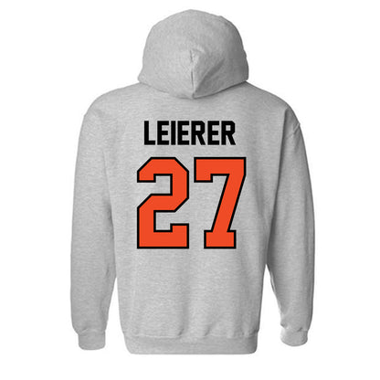 Campbell - NCAA Softball : Hannah Leierer - Fashion Shersey Hooded Sweatshirt-1