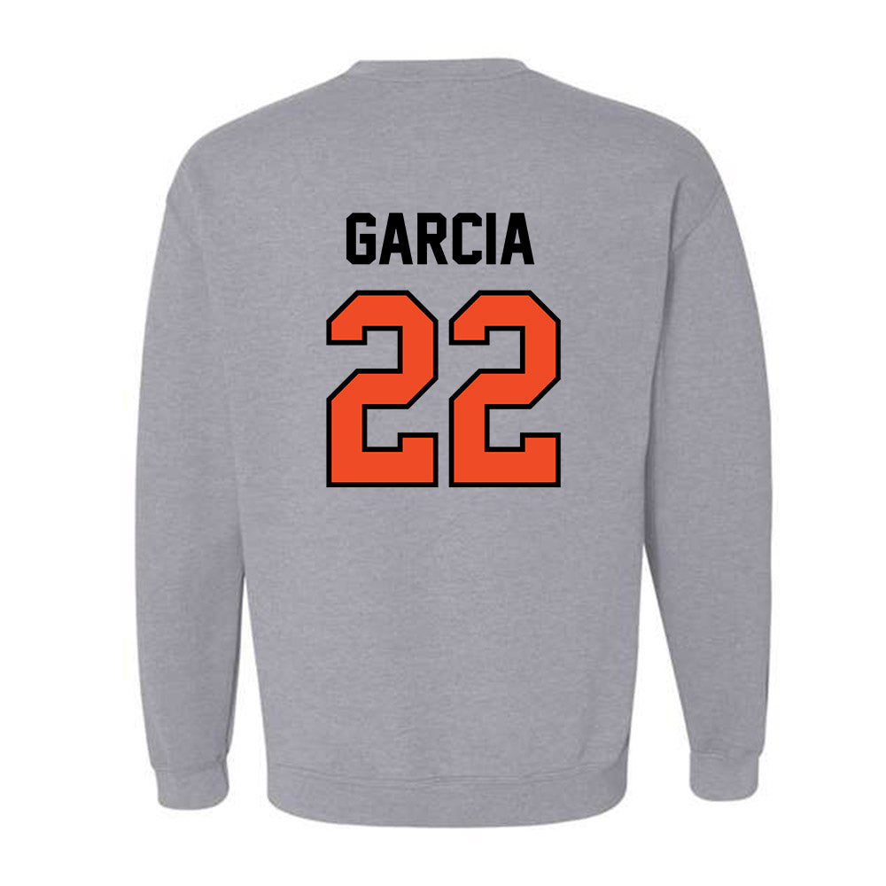 Campbell - NCAA Men's Soccer : Ronaldo Garcia - Fashion Shersey Crewneck Sweatshirt-1