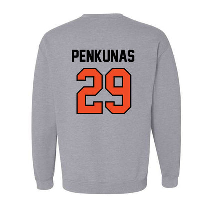 Campbell - NCAA Women's Lacrosse : Emma Penkunas - Fashion Shersey Crewneck Sweatshirt-1