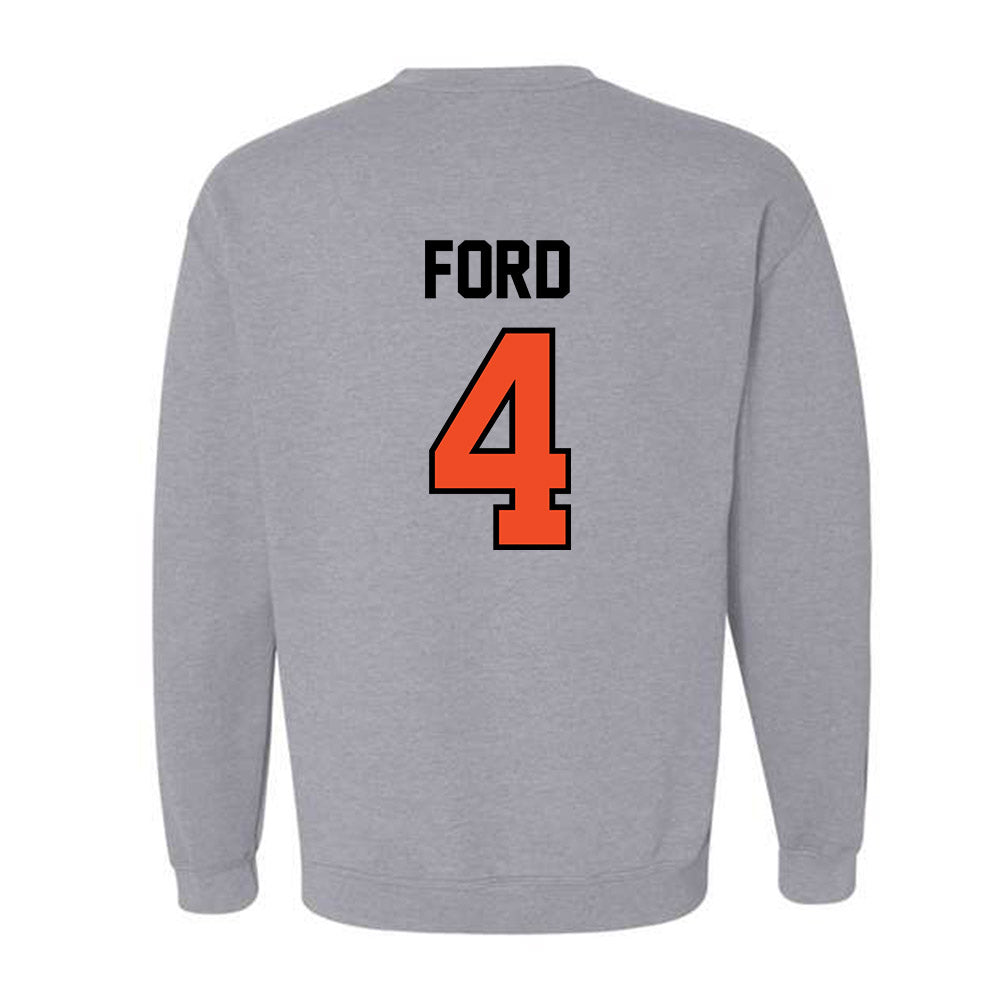 Campbell - NCAA Softball : Madison Ford - Fashion Shersey Crewneck Sweatshirt-1