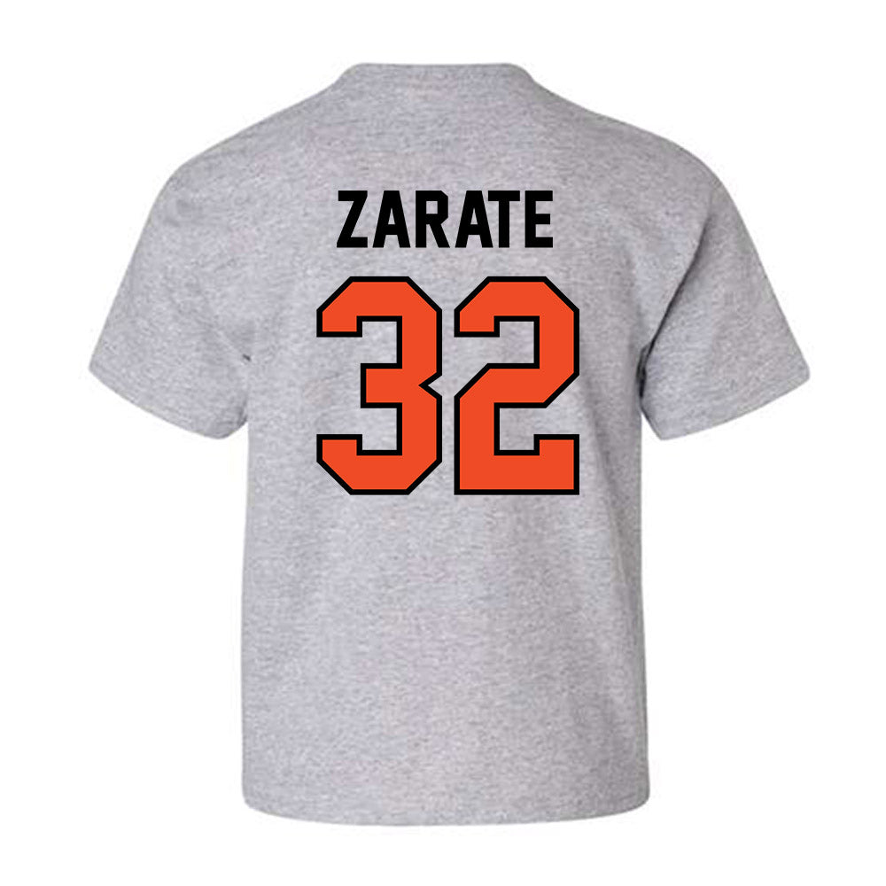 Campbell - NCAA Men's Soccer : Gabe Zarate - Fashion Shersey Youth T-Shirt-1