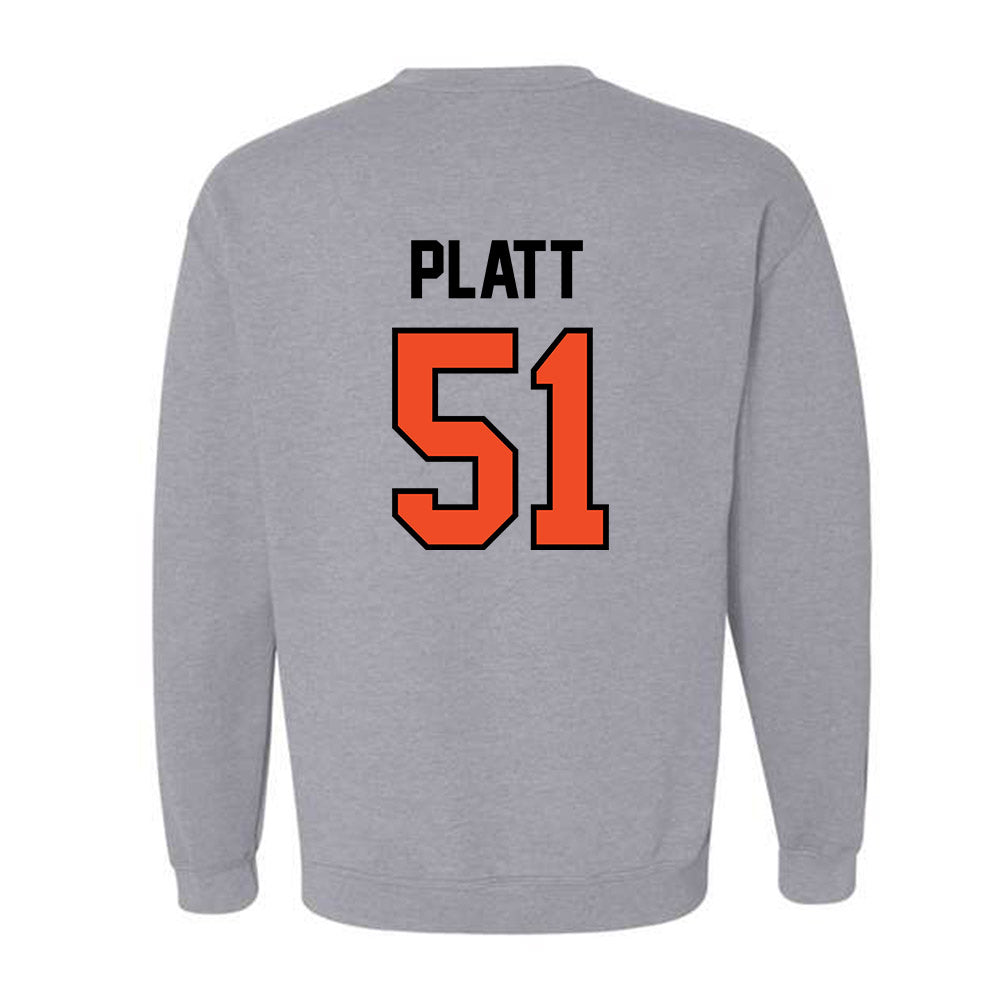 Campbell - NCAA Football : Julian Platt - Fashion Shersey Crewneck Sweatshirt-1