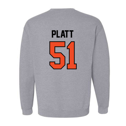 Campbell - NCAA Football : Julian Platt - Fashion Shersey Crewneck Sweatshirt-1