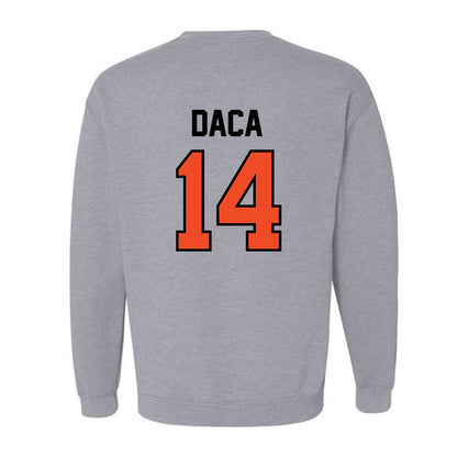 Campbell - NCAA Women's Volleyball : Maja Daca - Fashion Shersey Crewneck Sweatshirt-1