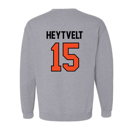 Campbell - NCAA Women's Volleyball : Hailey Heytvelt - Fashion Shersey Crewneck Sweatshirt